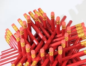 pile of red pencils thumbnail