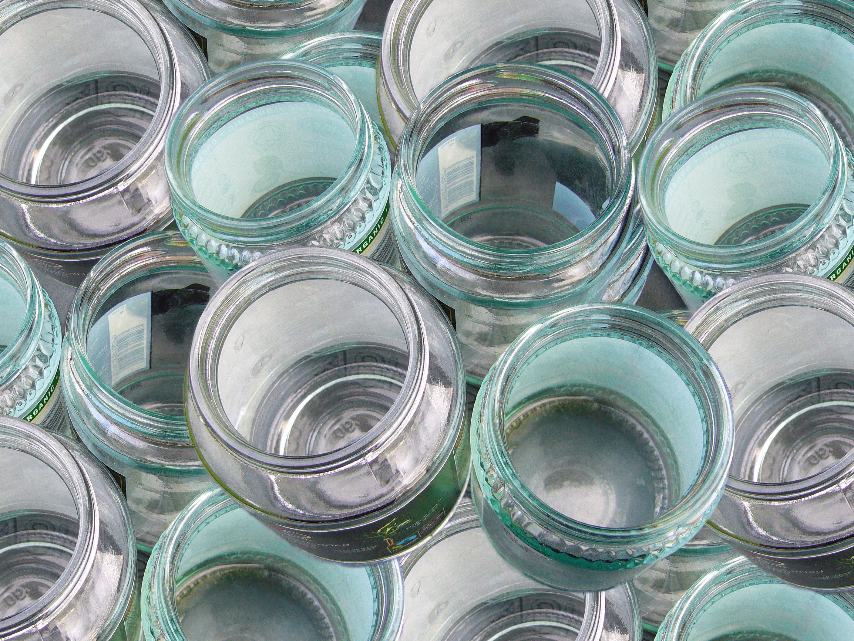 glass jars lot