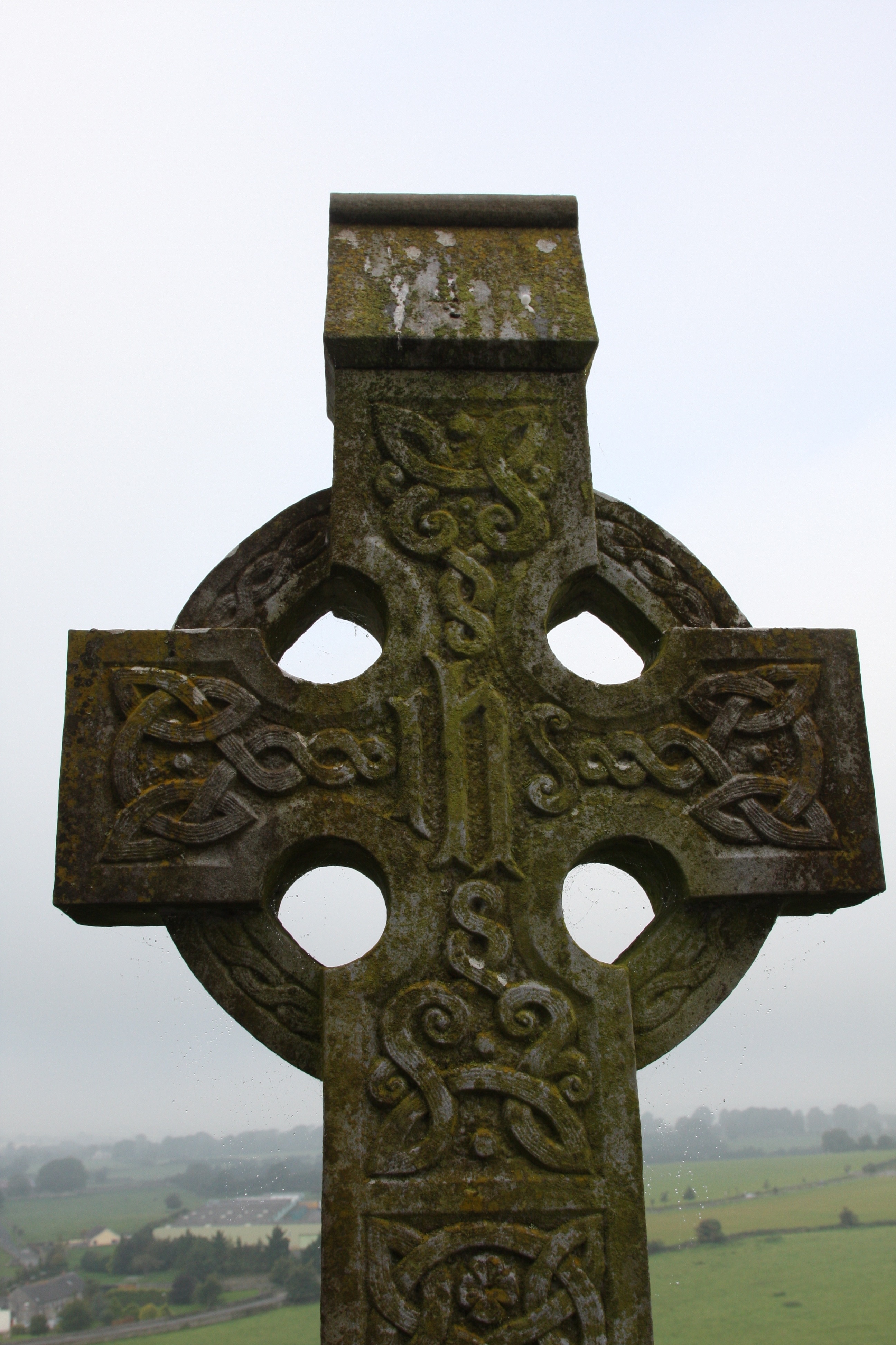 grey concrete cross