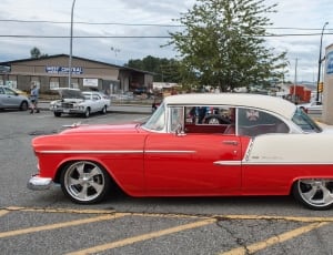 white red 1950s coupe thumbnail