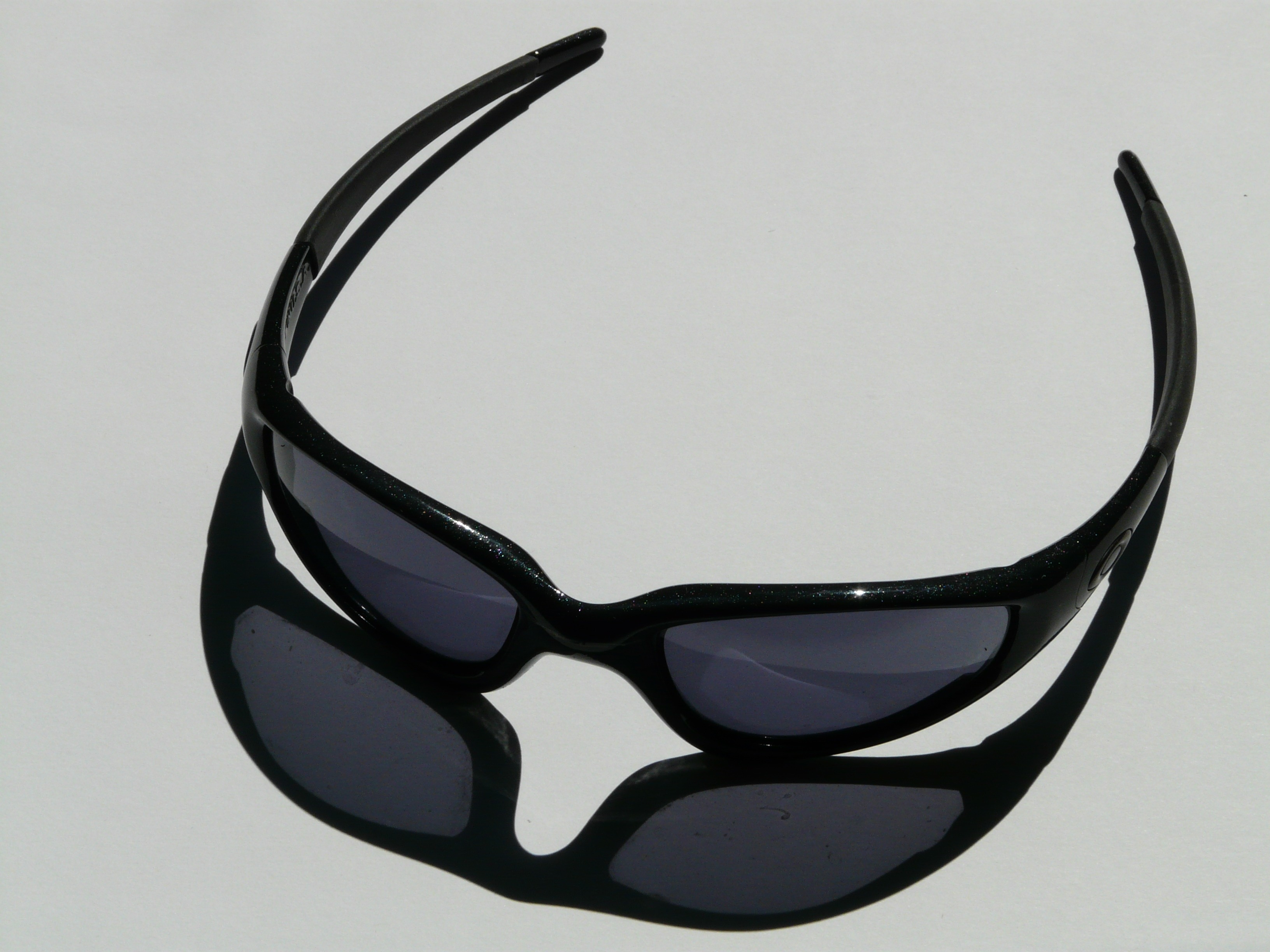 2 black frame black lens sunglasses