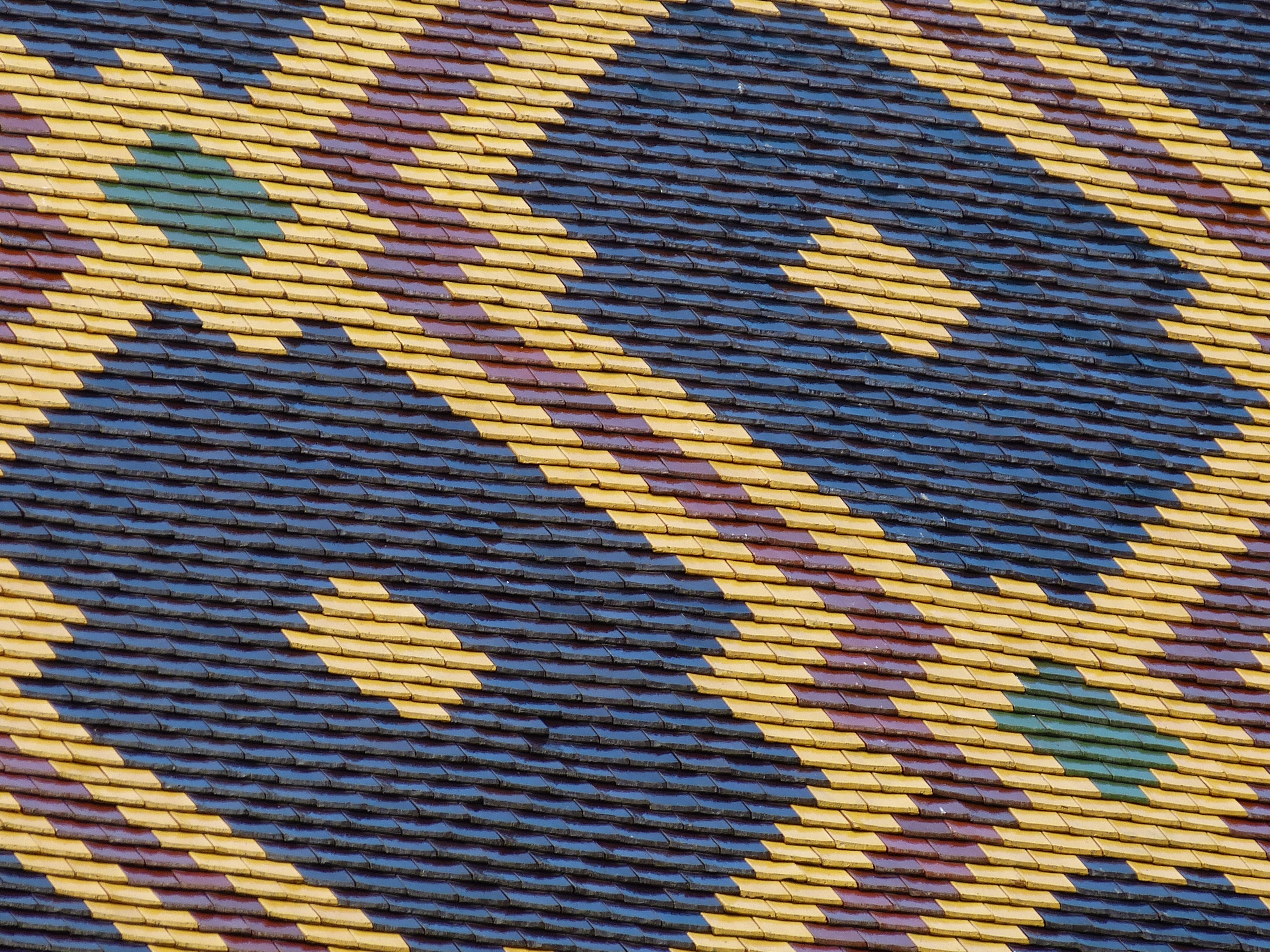 black yellow and purple textile