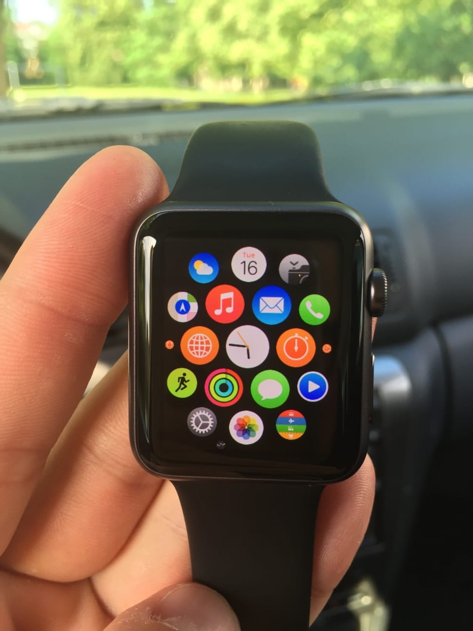 black apple smartwatch preview