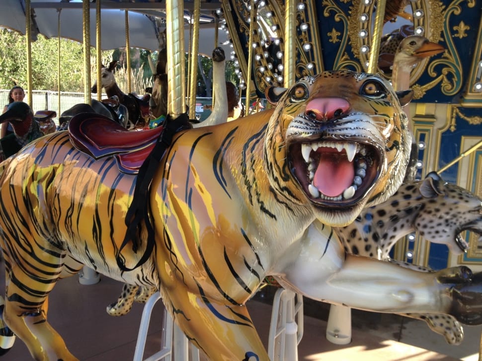 tiger carousel ride preview