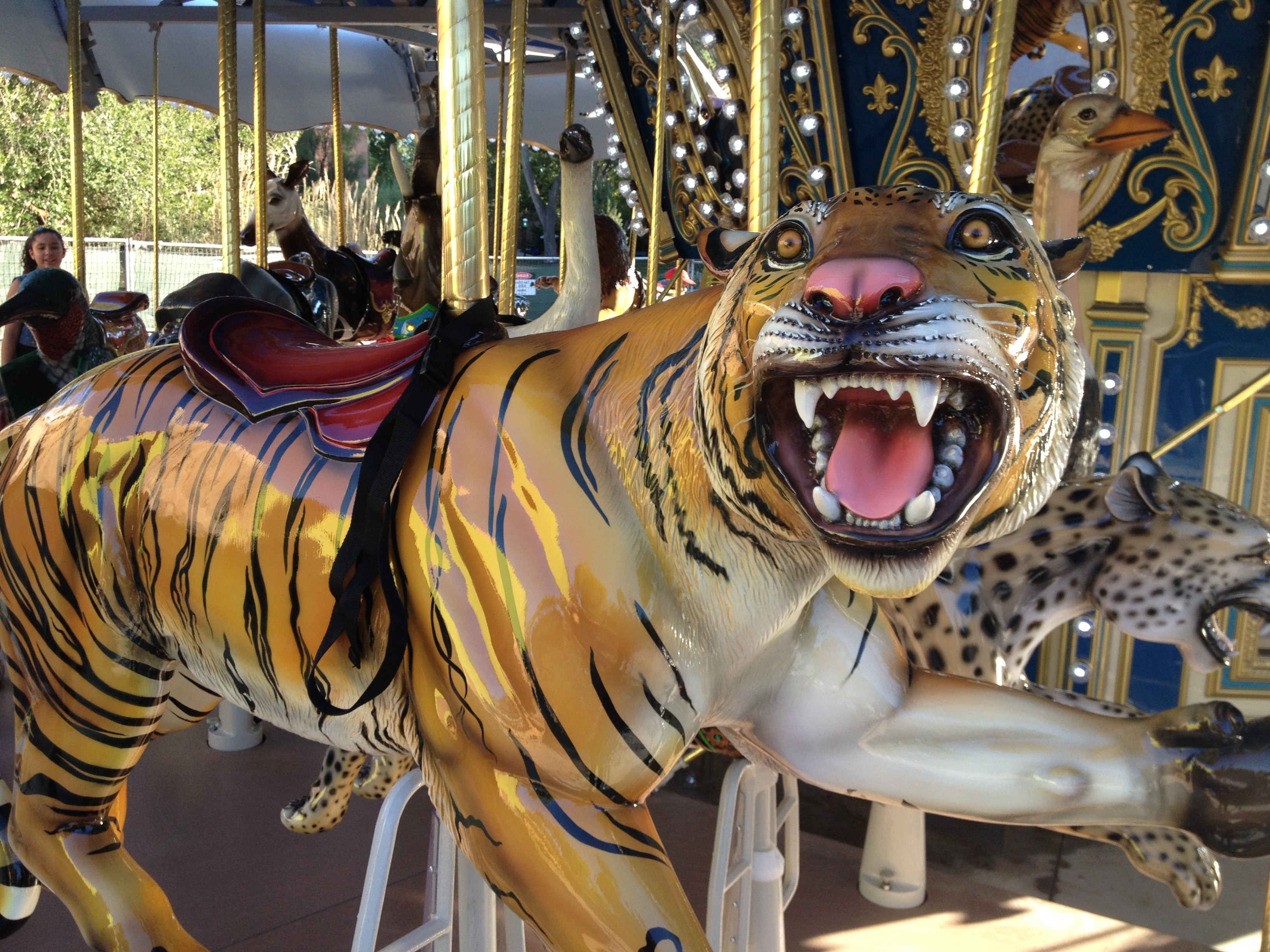 tiger carousel ride