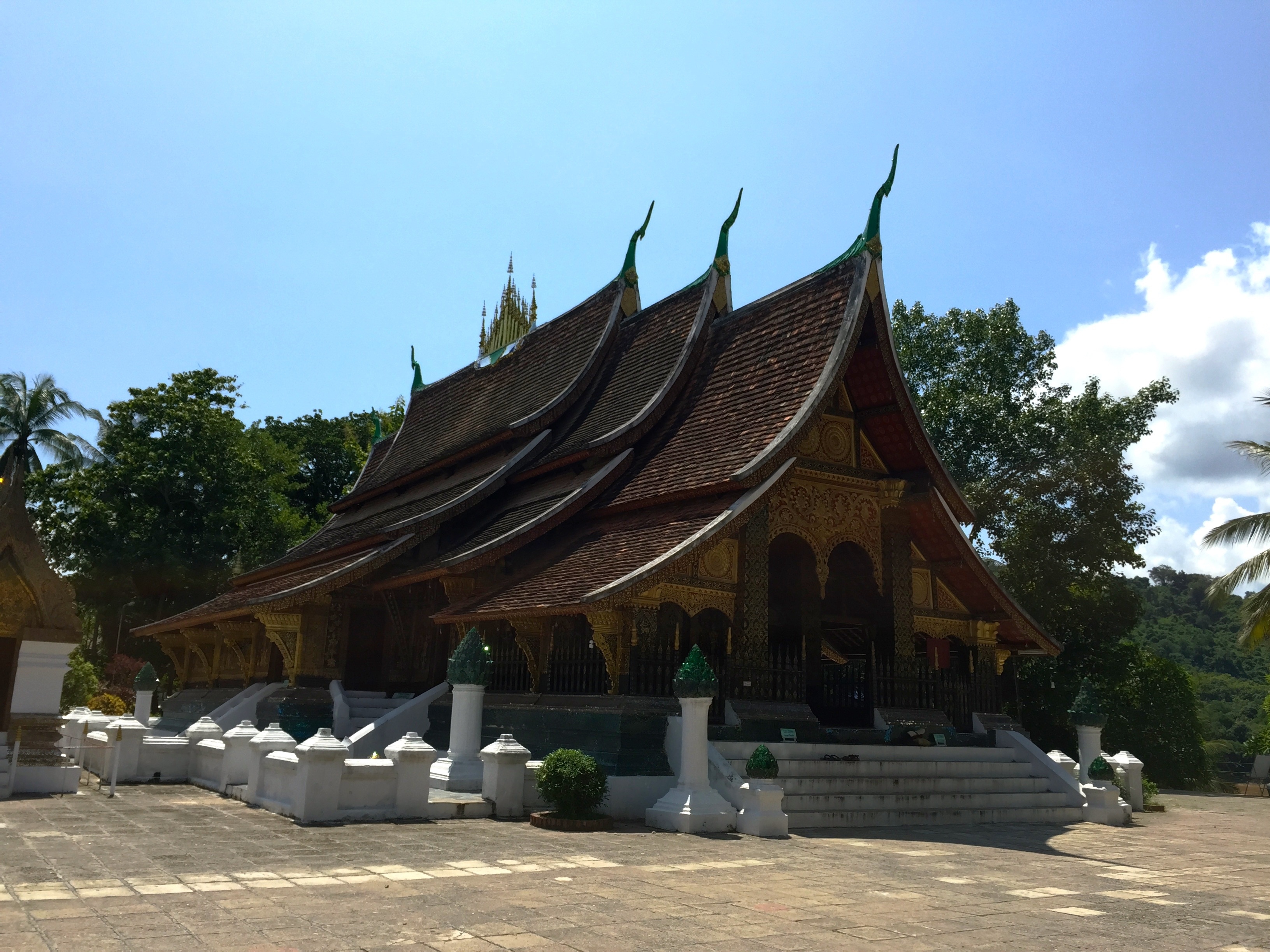 brown shrine temple