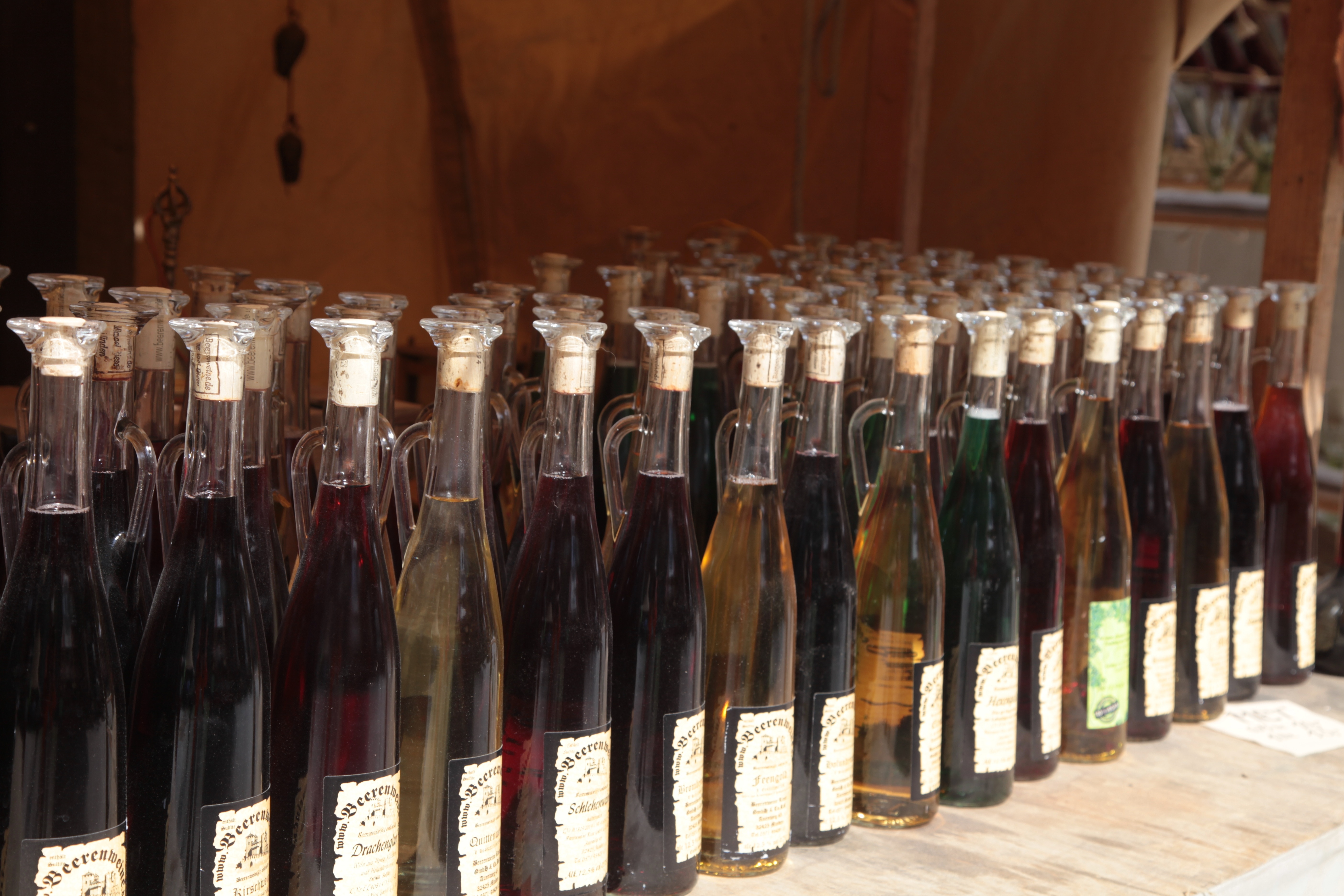 assorted wine bottles