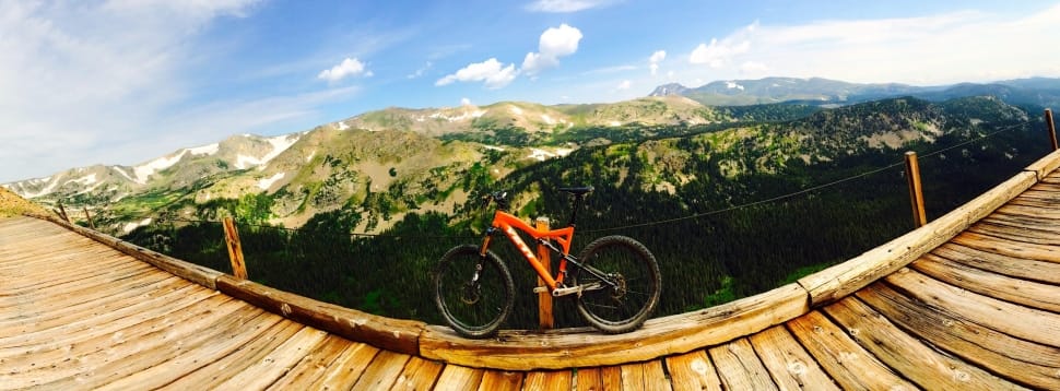 orange hardtail mountain bike preview