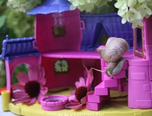 pink and purple doll house thumbnail