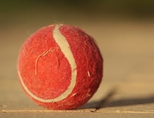 red and white tennis ball thumbnail