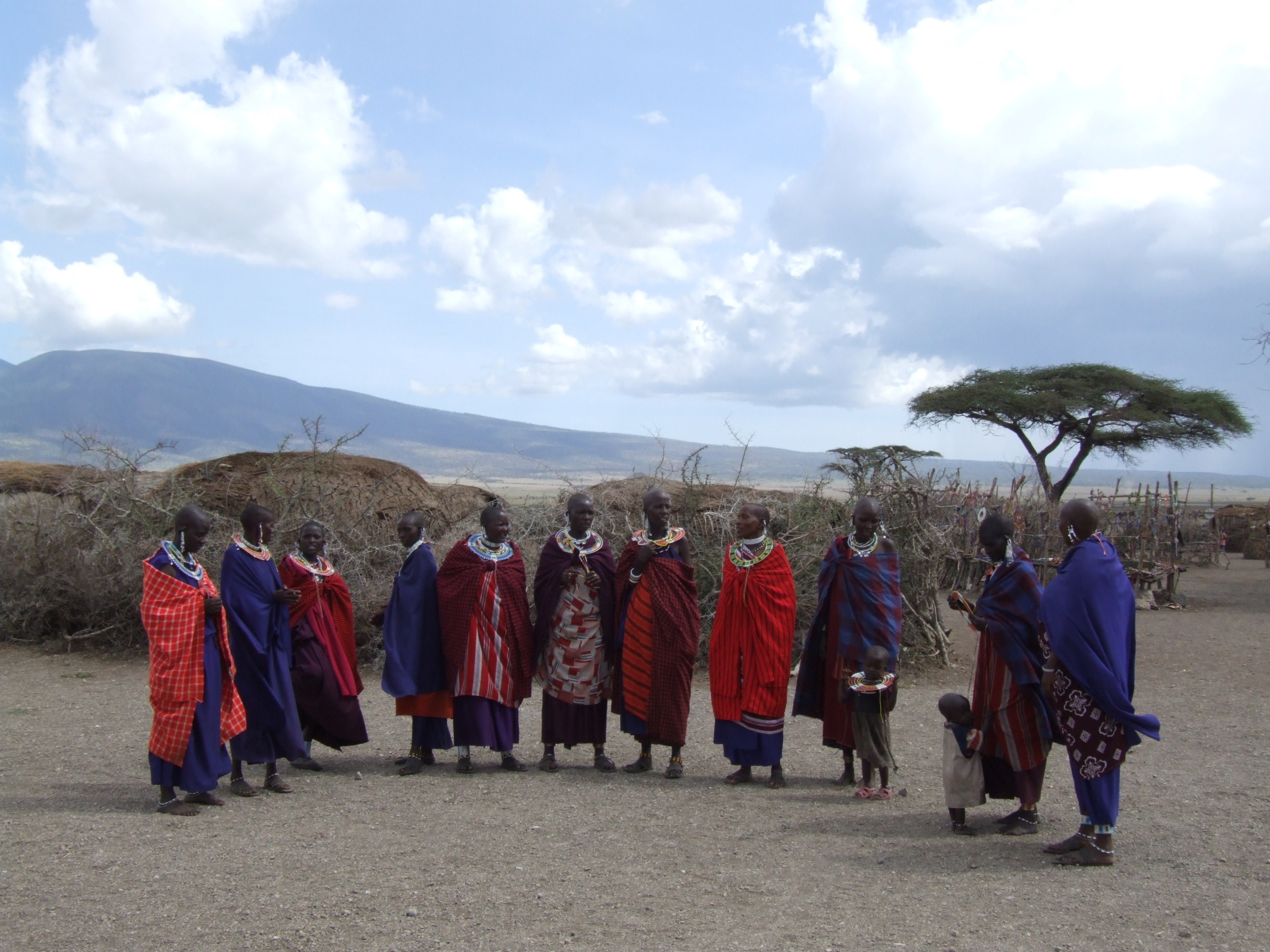 people wearing blue and red thobes