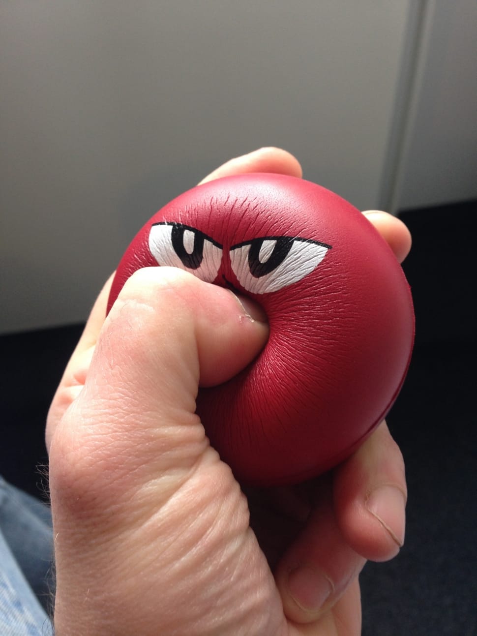red stress ball preview