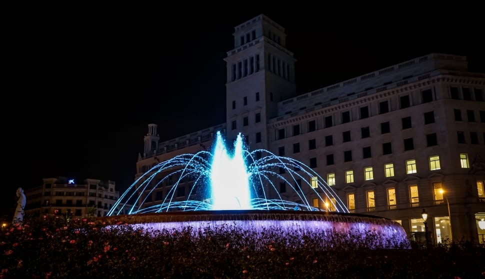 lighted water fountain preview