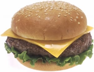 brown cheeseburger with lettuce thumbnail