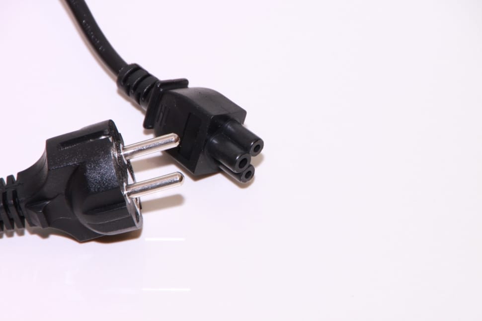 black electric plug preview