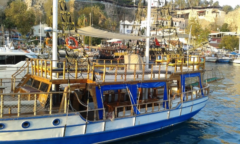 photo of boat during daytime preview