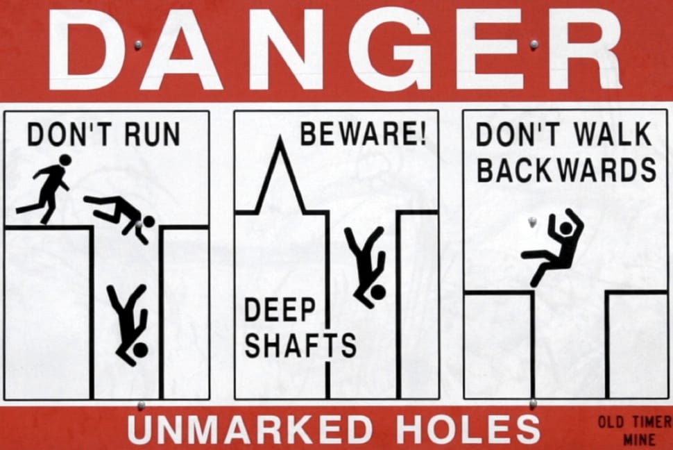 danger unmarked holes preview
