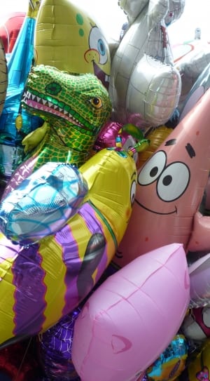 spongebob squarepants and patrick star balloon thumbnail