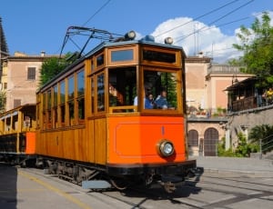 brown and orange tram thumbnail