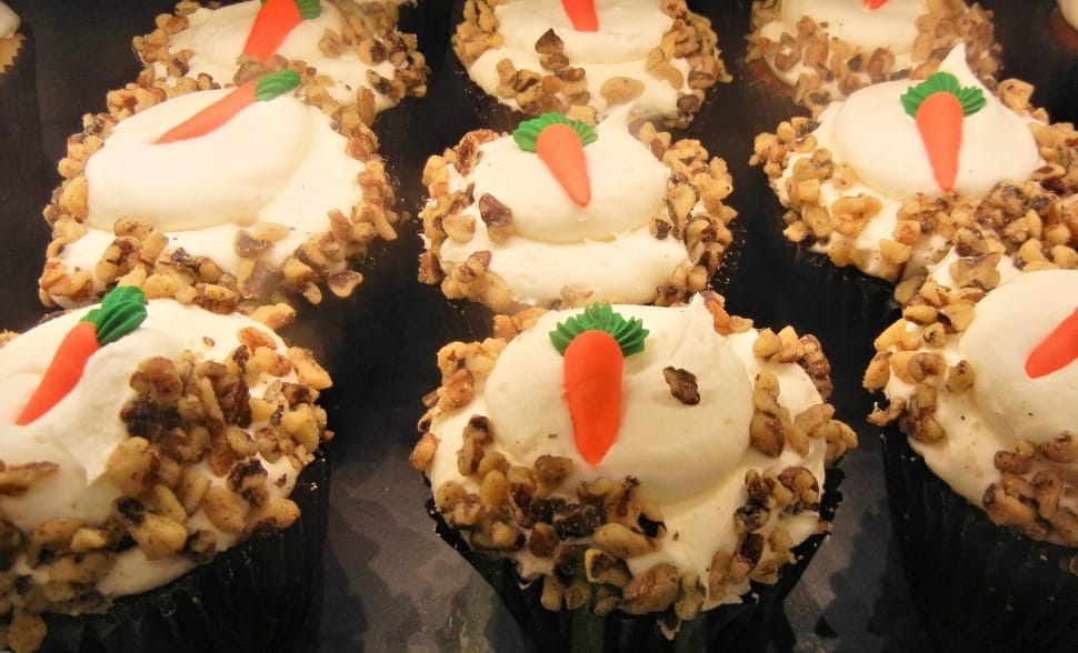 cupcake with peanut  toppings preview