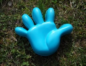 blue plastic palm toy thumbnail