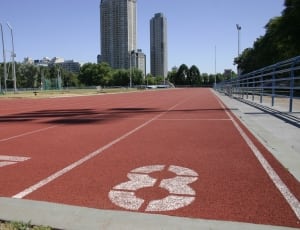 brown and white track field thumbnail