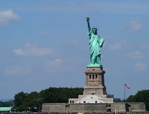 statue of liberty low angle photo thumbnail