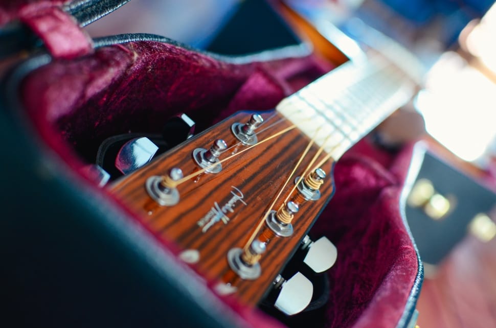 brown guitar preview