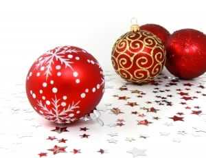 4 red baubles thumbnail