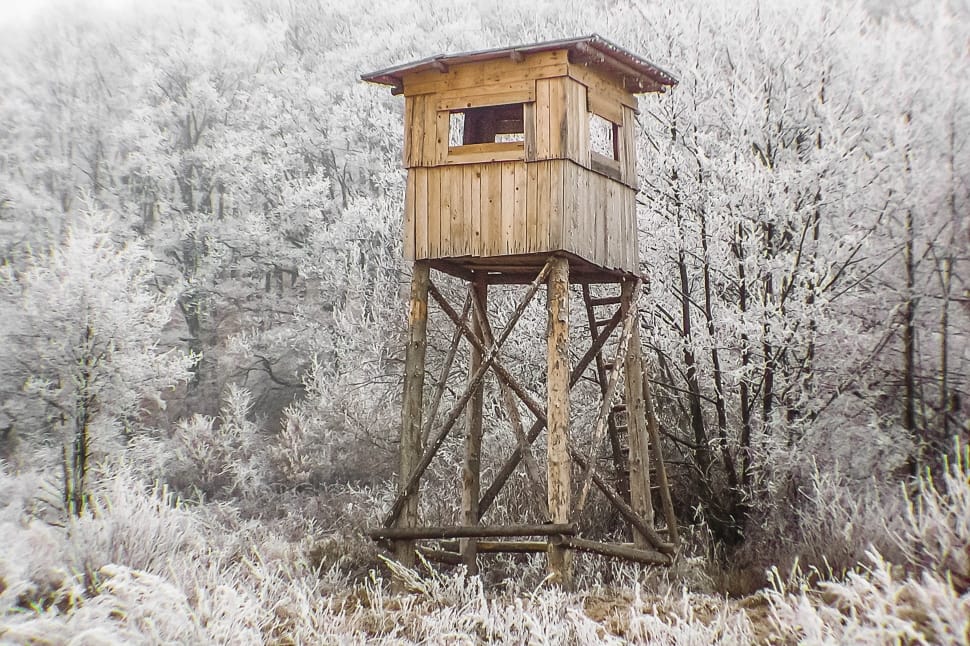 brown wooden sentry tower preview