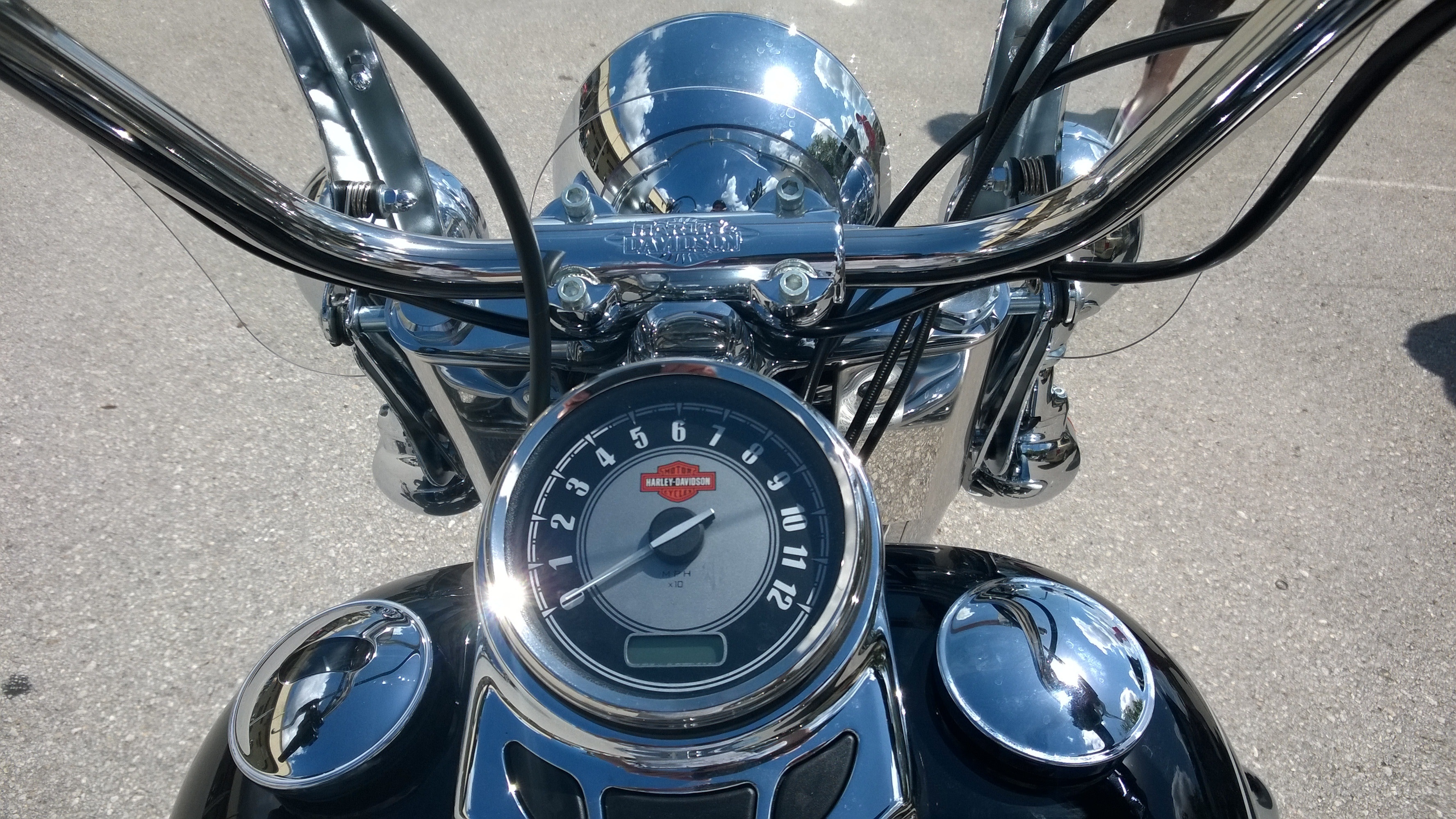 gray motorcycle panel cluster instument