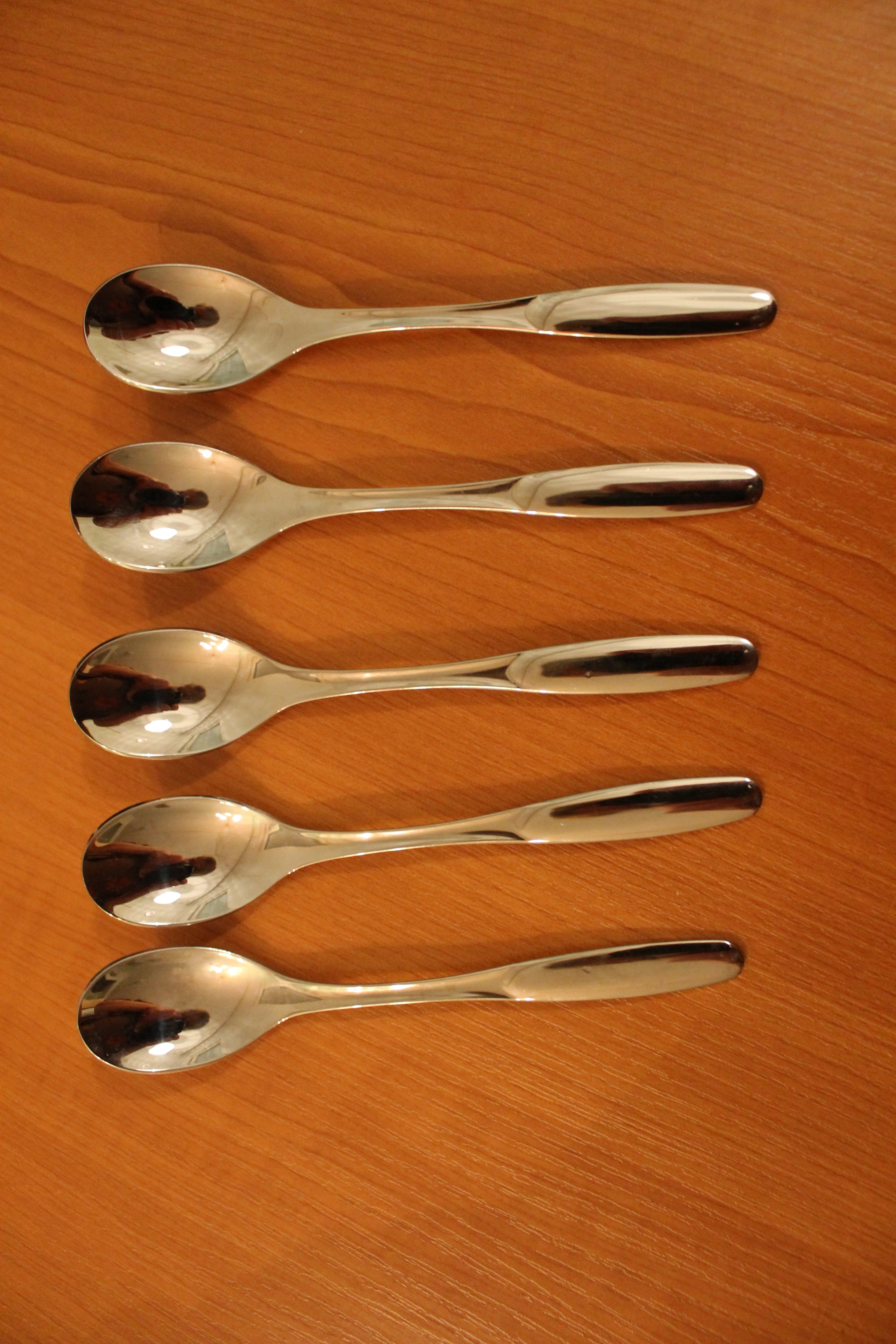 stainless steel spoons