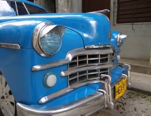 blue grey 1940s dodge car thumbnail