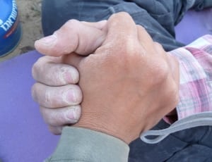 2 hands holding each other thumbnail