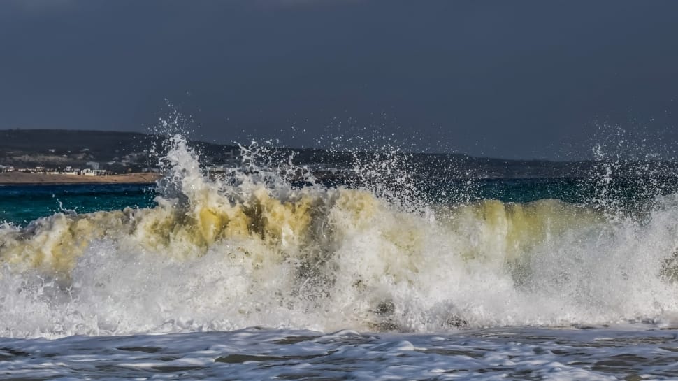 Wave, Smashing, Foam, Spray, Sea, Nature, sea, motion preview