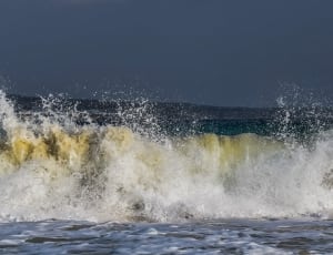 Wave, Smashing, Foam, Spray, Sea, Nature, sea, motion thumbnail