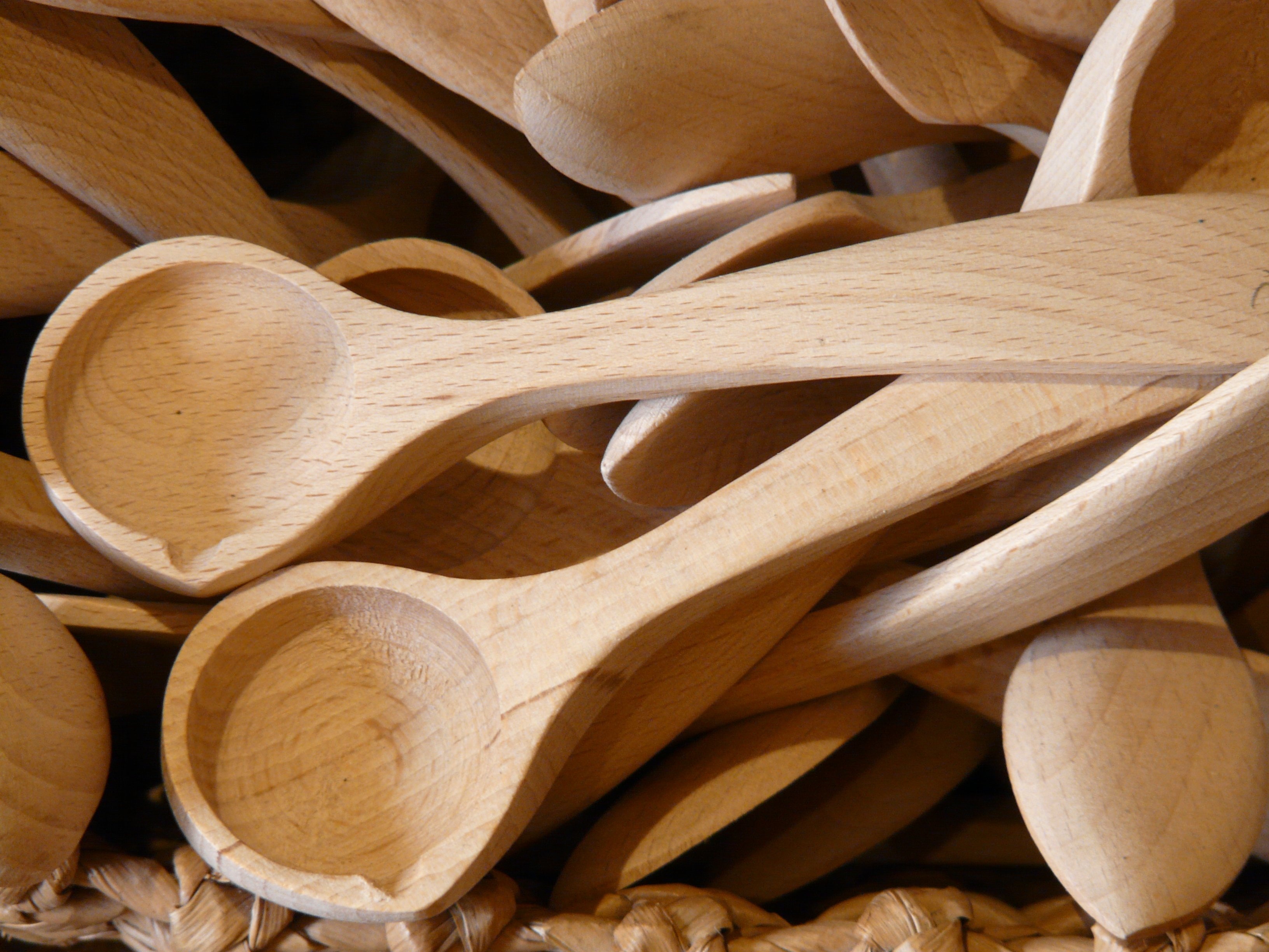 brown wooden serving spoon