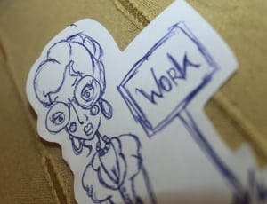 woman wearing eye glasses sketch thumbnail