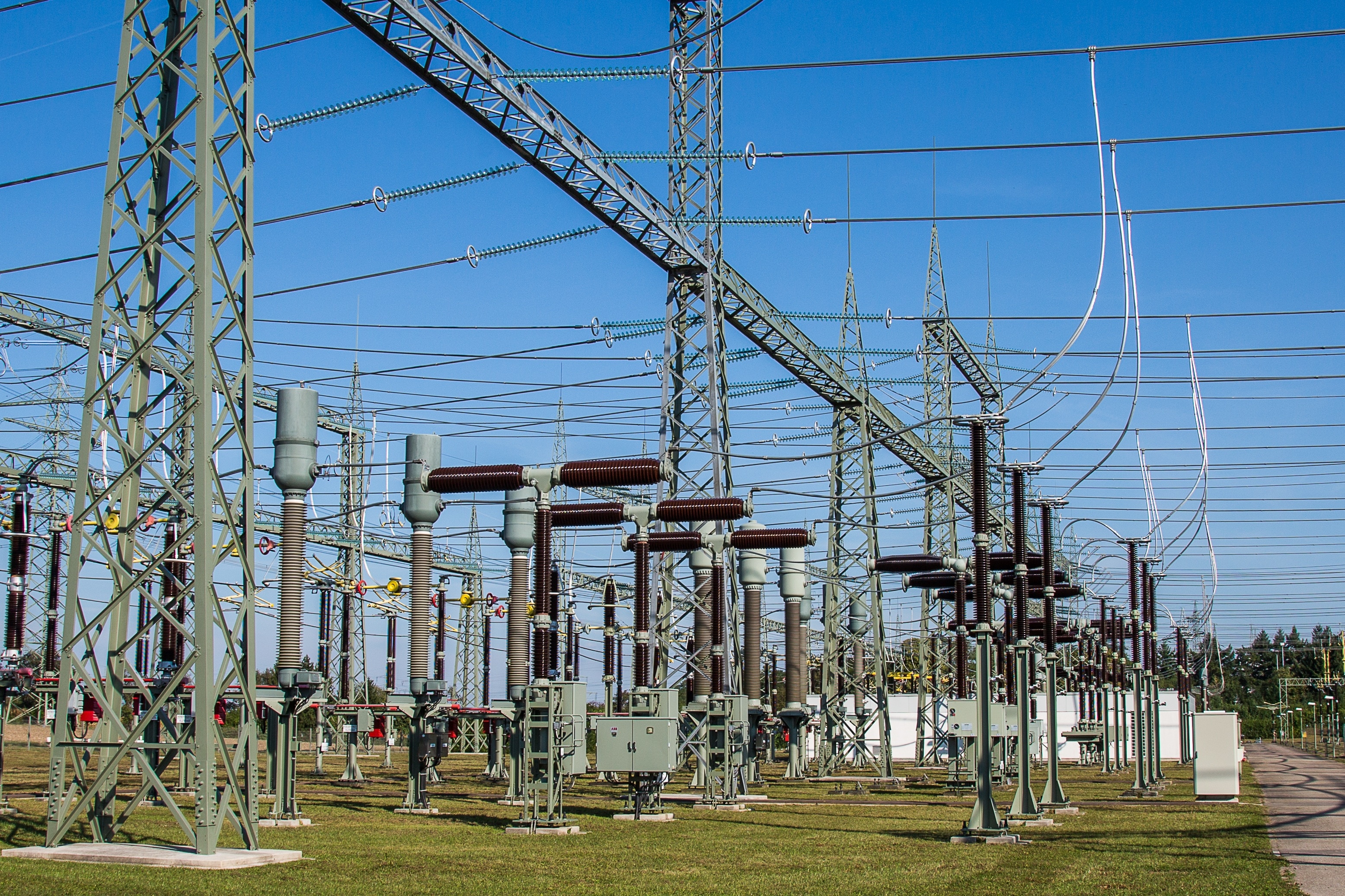 gray power substation