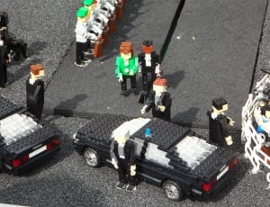 lego car with police toy set thumbnail