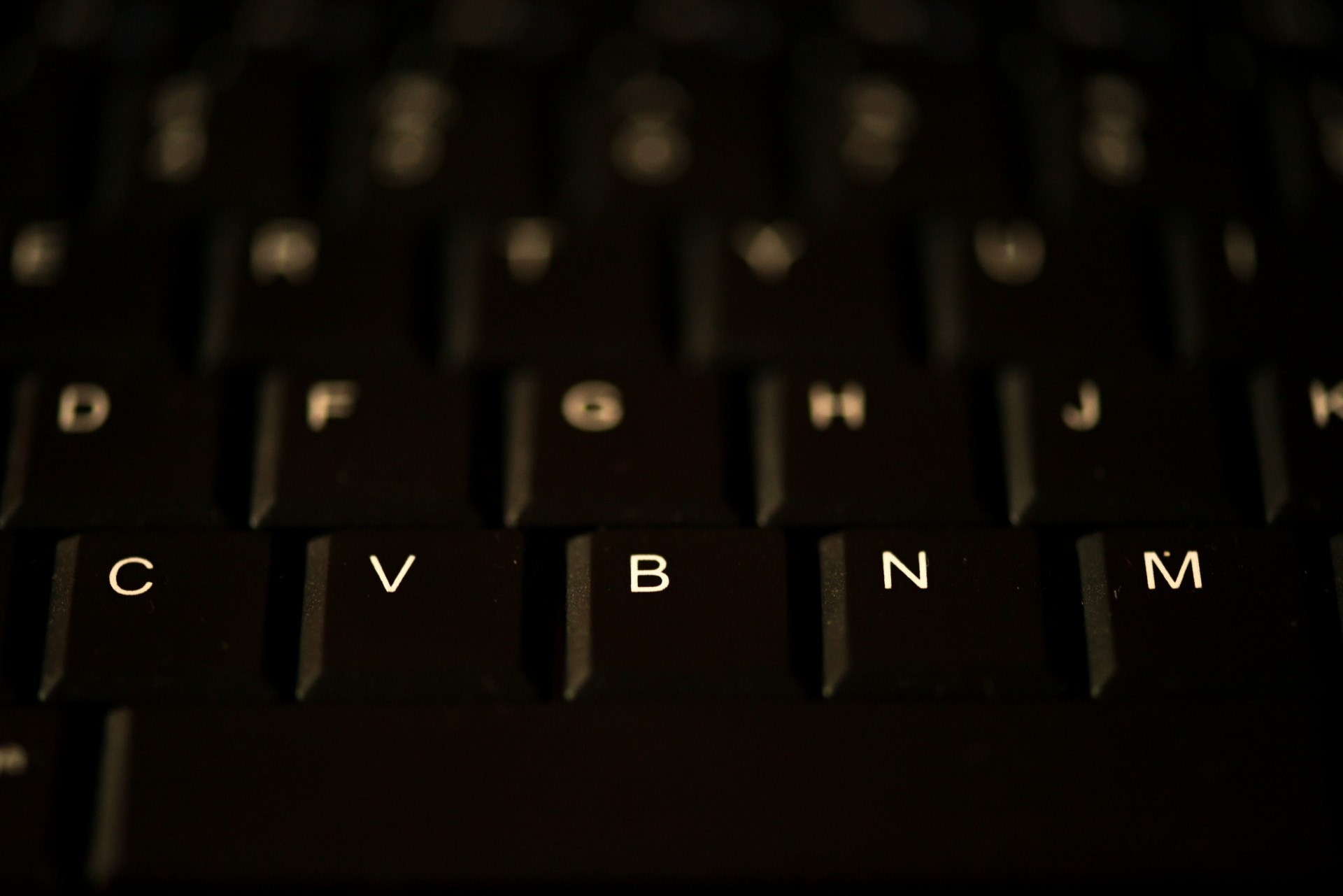 close up photo of laptop computer keyboard