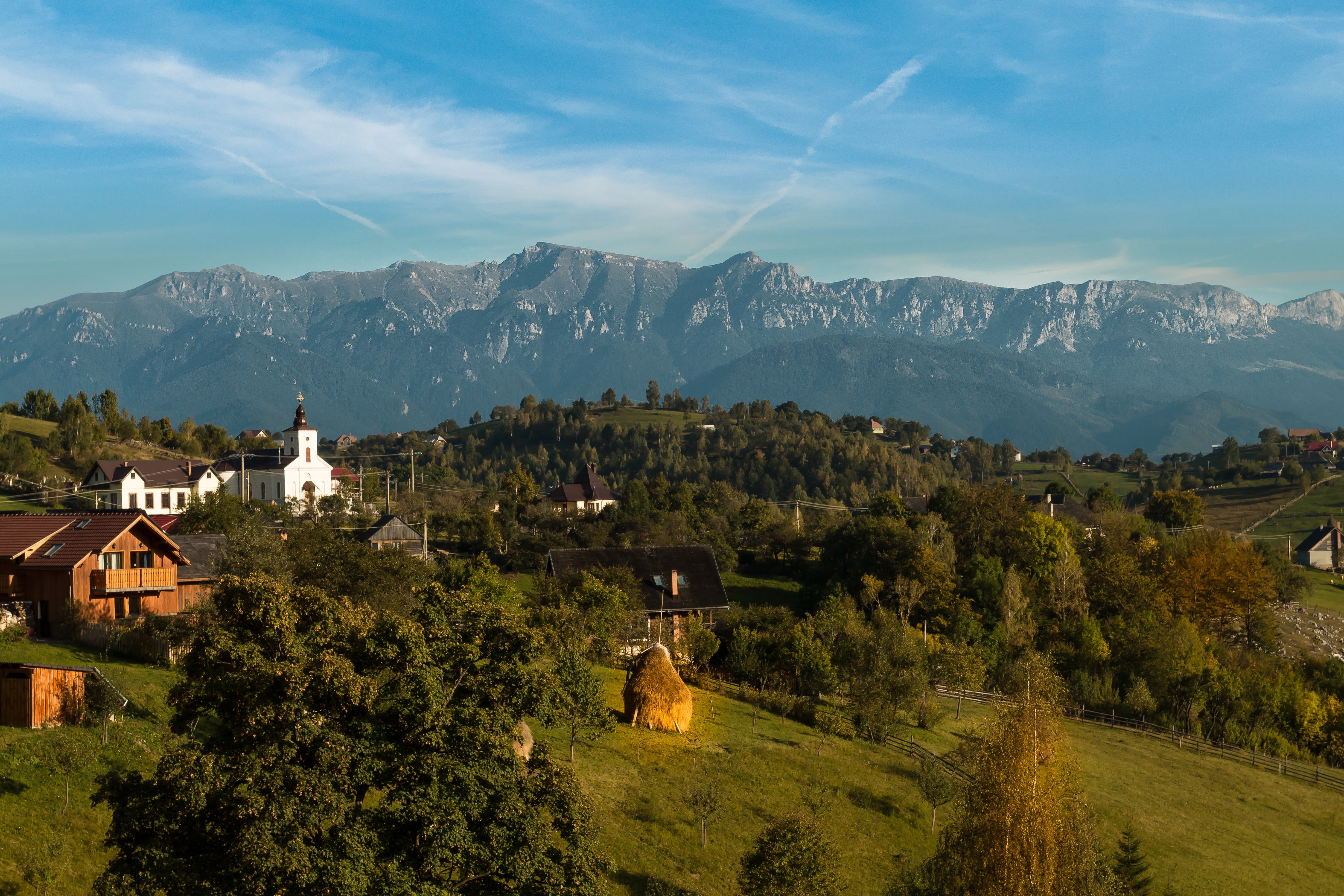 Landscape, Magura Village, Romania, mountain, architecture