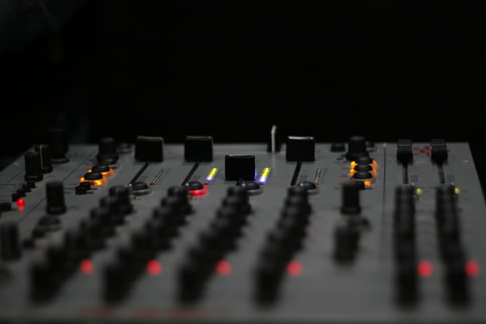 grey audio mixer preview