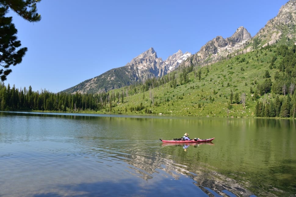 Lake, Canoe, Kayak, Landscape, Mountains, mountain, water preview