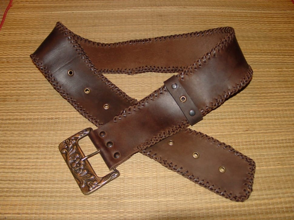 brown leather belt preview