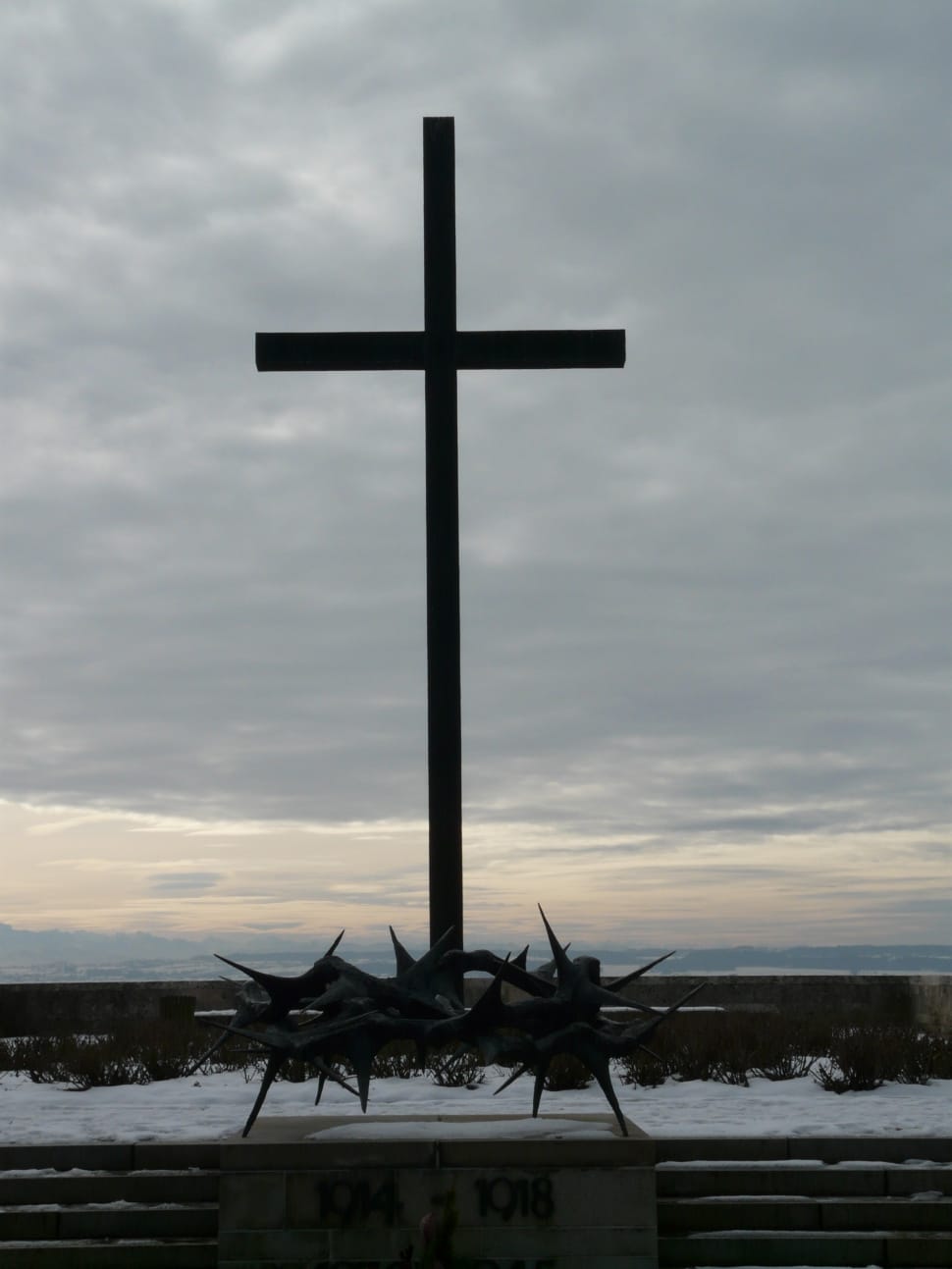 black cross statue preview