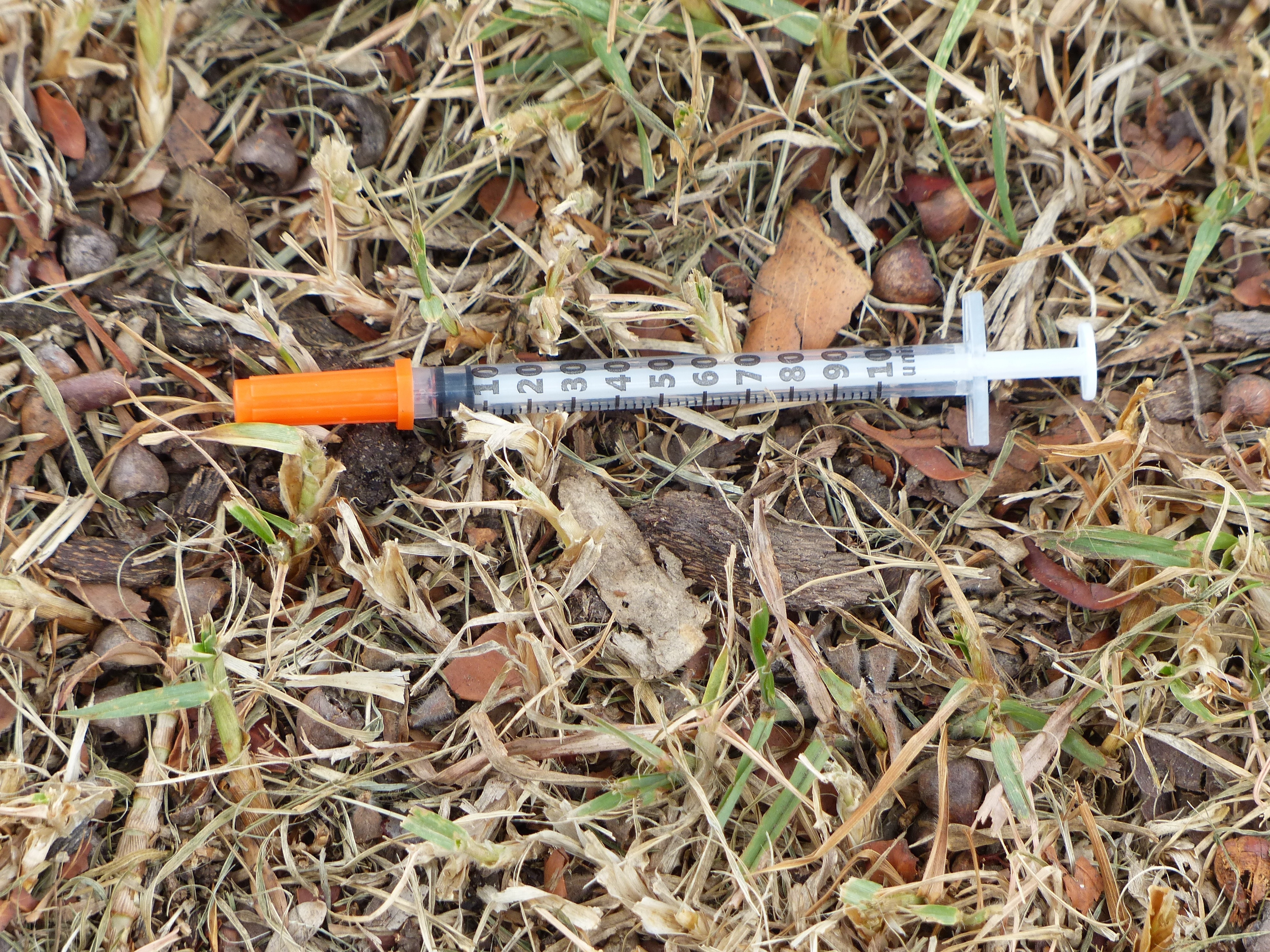 clear plastic syringe