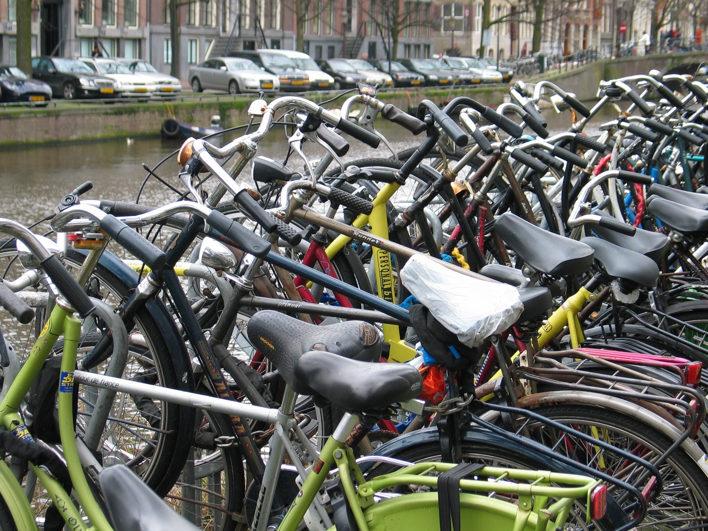 assorted bicycles