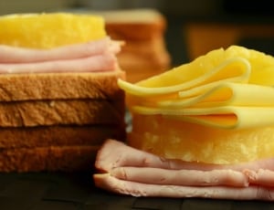 cheese, ham and bread thumbnail
