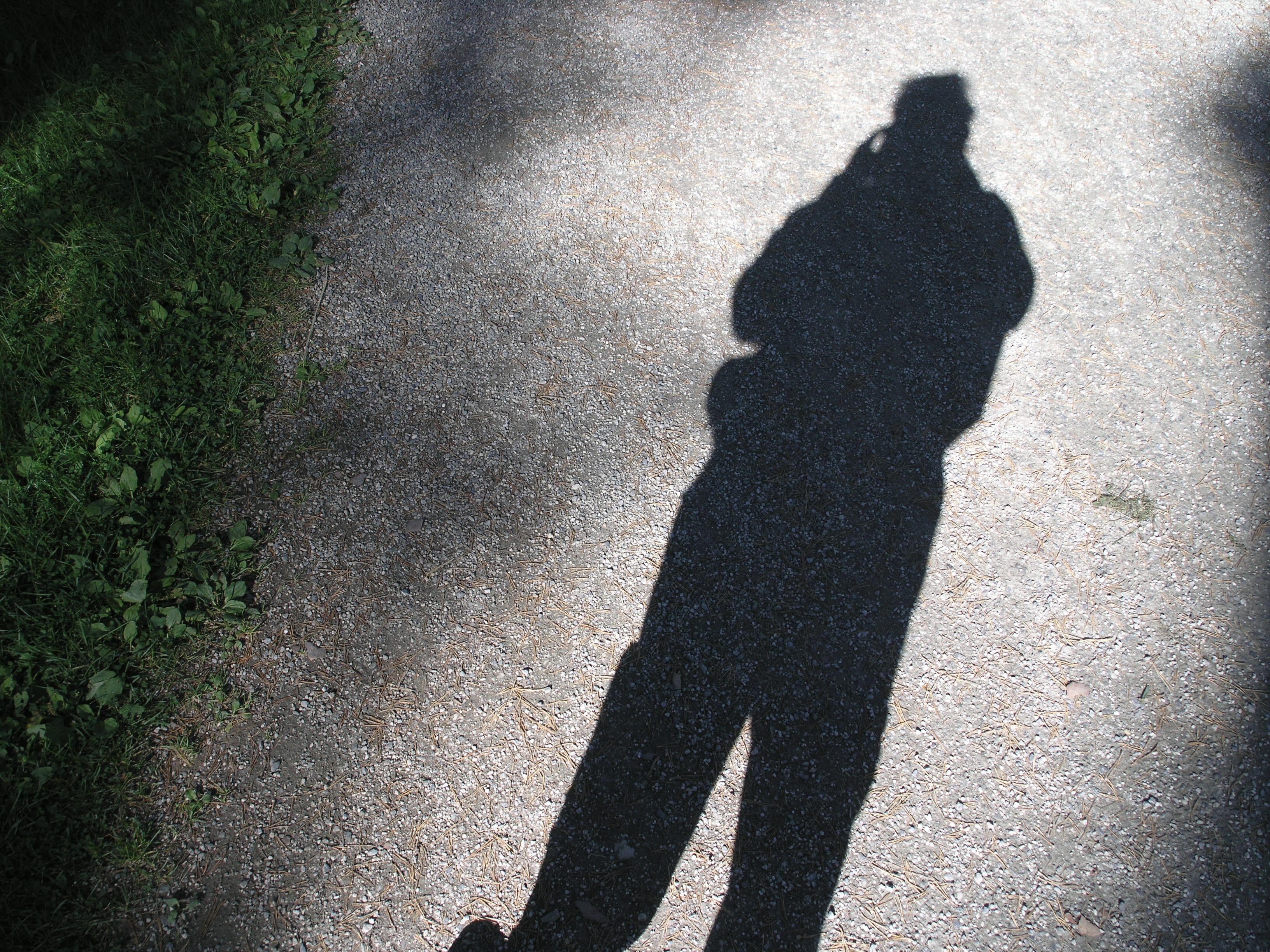 person's shadow